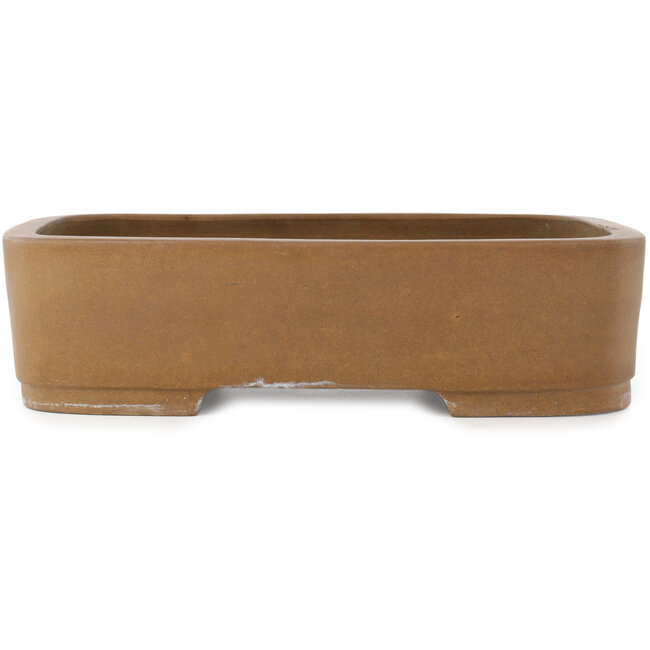 Pot à bonsaï ovale non émaillé de Shoko - 393 x 313 x 105 mm