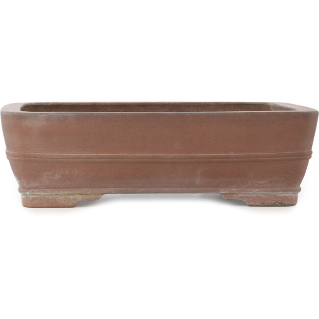 Vaso bonsai ovale non smaltato di Keizan - 375 x 297 x 110 mm