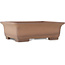 Oval unglazed bonsai pot by Sanpo - 425 x 320 x 132 mm