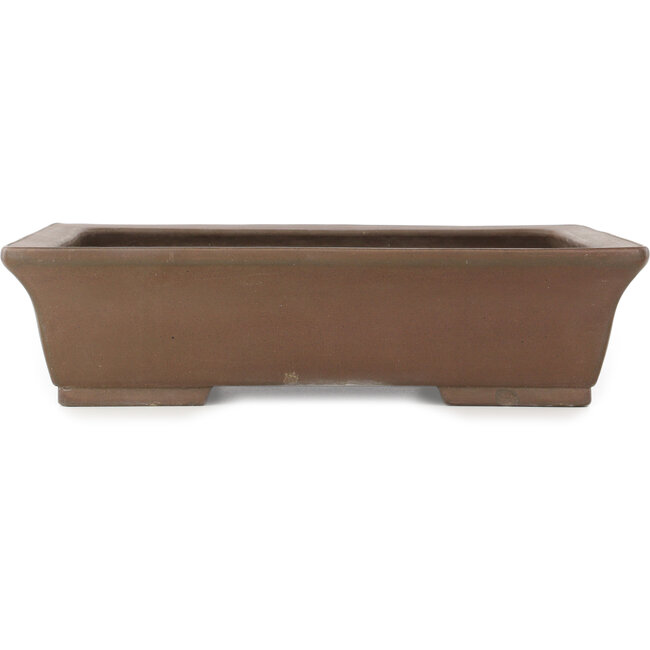 Pot à bonsaï rectangulaire non émaillé - 420 x 335 x 105 mm