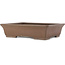 Rectangular unglazed bonsai pot - 420 x 335 x 105 mm