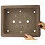 Maceta rectangular sin esmaltar para bonsái - 420 x 335 x 105 mm