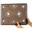 Maceta rectangular sin esmaltar para bonsái - 420 x 335 x 105 mm