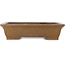 Rectangular unglazed bonsai pot by Maruhei - 420 x 315 x 100 mm