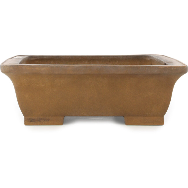 Vaso bonsai rettangolare non smaltato di Maruhei - 420 x 315 x 100 mm