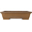 Rectangular unglazed bonsai pot by Maruhei - 420 x 315 x 100 mm