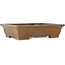 Rectangular unglazed bonsai pot by Maruhei - 420 x 315 x 100 mm