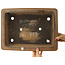 Pot à bonsaï rectangulaire non émaillé de Maruhei - 420 x 315 x 100 mm