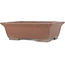 Pot à bonsaï rectangulaire non émaillé de Shozan - 430 x 345 x 135 mm