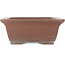 Vaso bonsai rettangolare non smaltato di Shozan - 430 x 345 x 135 mm