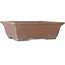 Rectangular unglazed bonsai pot by Shozan - 430 x 345 x 135 mm