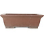 Maceta rectangular sin esmaltar para bonsái de Shozan - 430 x 345 x 135 mm