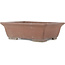 Rectangular unglazed bonsai pot by Shozan - 430 x 345 x 135 mm