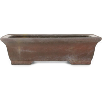 Eiraku Maceta rectangular sin esmaltar para bonsái de 373 mm de Eiraku, Japón