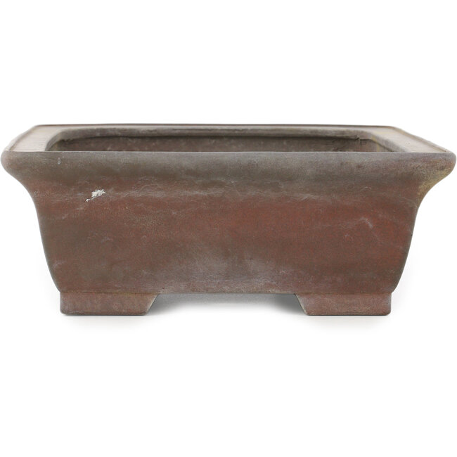 Pot à bonsaï rectangulaire non émaillé par Eiraku - 373 x 287 x 105 mm