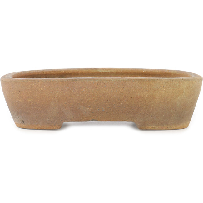 Pot à bonsaï ovale non émaillé de Yozan - 315 x 225 x 70 mm
