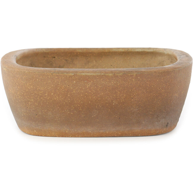 Ovale ongeglazuurde bonsaipot van Yozan - 315 x 225 x 70 mm