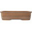 Pot à bonsaï ovale non émaillé par Hattori - 400 x 303 x 102 mm