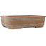 Pot à bonsaï ovale non émaillé par Hattori - 400 x 303 x 102 mm