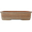 Pot à bonsaï ovale non émaillé par Hattori - 400 x 303 x 102 mm
