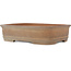 Pot à bonsaï ovale non émaillé par Hattori - 400 x 303 x 102 mm