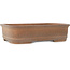 Pot à bonsaï ovale non émaillé par Hattori - 400 x 303 x 102 mm