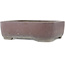 Oval unglazed bonsai pot by Yamaaki - 380 x 310 x 115 mm