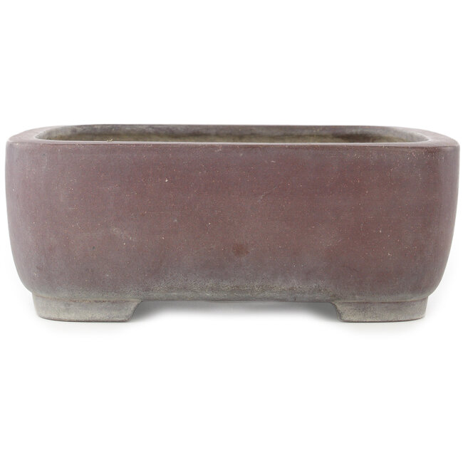 Ovale ongeglazuurde bonsai pot van Yamaaki - 380 x 310 x 115 mm