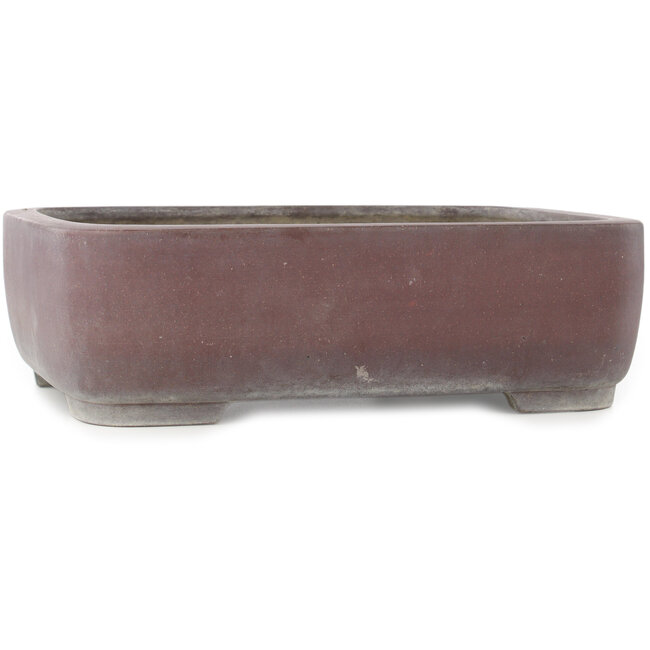 Ovale ongeglazuurde bonsai pot van Yamaaki - 380 x 310 x 115 mm