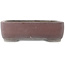 Pot à bonsaï ovale non émaillé de Yamaaki - 380 x 310 x 115 mm