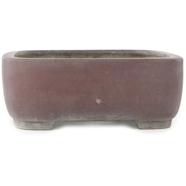 Pot à bonsaï ovale non émaillé de Yamaaki - 380 x 310 x 115 mm