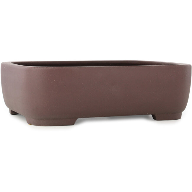 Ovale ongeglazuurde bonsai pot van Yamaaki - 380 x 307 x 110 mm