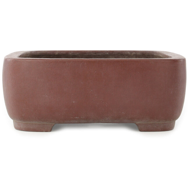 Pot à bonsaï ovale non émaillé de Yamaaki - 375 x 300 x 115 mm