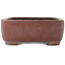 Pot à bonsaï ovale non émaillé de Yamaaki - 375 x 300 x 115 mm