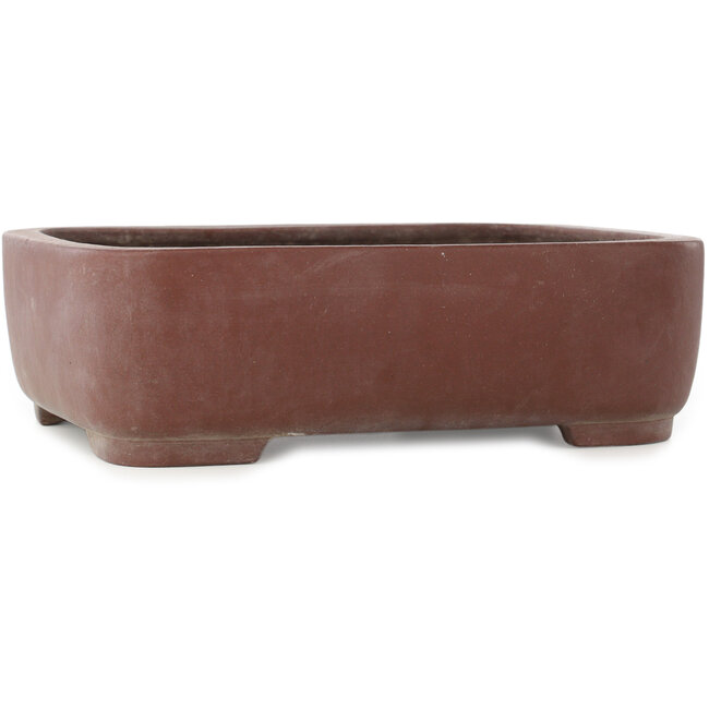 Vaso bonsai ovale non smaltato di Yamaaki - 375 x 300 x 115 mm