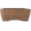 Ovaler unglasierter Bonsai-Topf von Keizan - 437 x 340 x 125 mm
