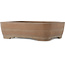 Ovaler unglasierter Bonsai-Topf von Keizan - 437 x 340 x 125 mm