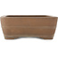 Pot à bonsaï ovale non émaillé de Keizan - 437 x 340 x 125 mm