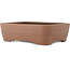 Ovaler unglasierter Bonsai-Topf von Keizan - 437 x 335 x 125 mm