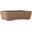 Ovaler unglasierter Bonsai-Topf von Keizan - 437 x 335 x 125 mm