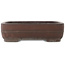 Pot à bonsaï ovale non émaillé de Yamaaki - 405 x 312 x 110 mm