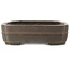 Pot à bonsaï ovale non émaillé par Eiraku - 350 x 268 x 75 mm