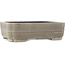 Pot à bonsaï ovale non émaillé de Sanpo - 385 x 300 x 110 mm