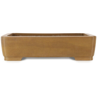 Maruhei Maceta rectangular sin esmaltar para bonsái de 420 mm de Maruhei, Tokoname, Japón