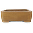 Maceta rectangular sin esmaltar para bonsái de Maruhei - 420 x 320 x 100 mm