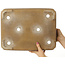 Maceta rectangular sin esmaltar para bonsái de Maruhei - 420 x 320 x 100 mm