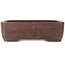 Rectangular unglazed bonsai pot by Yamaaki - 390 x 305 x 115 mm
