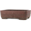 Rectangular unglazed bonsai pot by Yamaaki - 390 x 305 x 115 mm