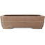 Maceta rectangular sin esmaltar para bonsái de Seizan - 410 x 305 x 112 mm