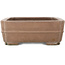 Maceta rectangular sin esmaltar para bonsái de Seizan - 410 x 305 x 112 mm